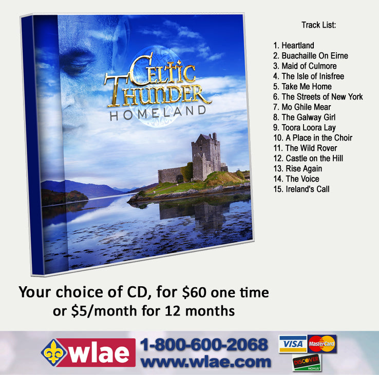 Celtic Thunder Christmas - Your Choice of CD – Shop WLAE