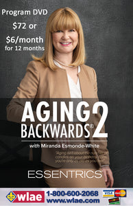Aging Backwards 2 with Miranda Esmonde-White 1 - Program DVD