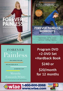 Forever Painless with Miranda Esmonde-White 3 - Three DVDs + Hardback Book