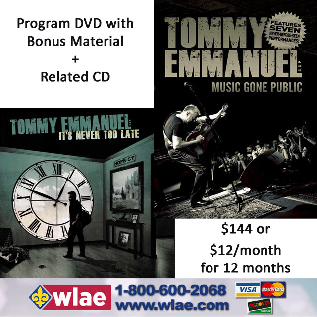 Program DVD w/Bonus Material + Related CD $144 or $12/mo. for 12 months.